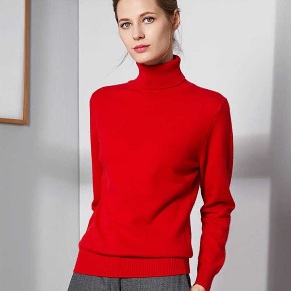 

women's sweaters autumn winter women knitted turtleneck long sleeve jumper basic ladies solid knit high neck sweater office lady style, White;black