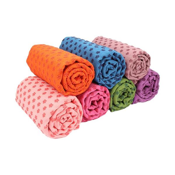 

yoga mats 183 * 63cm non slip mat cover towel anti skid microfiber shop towels pilates blankets fitness indoor
