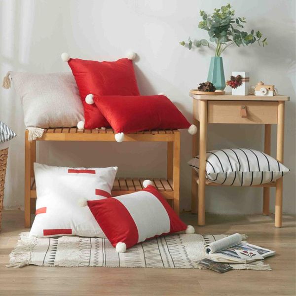 

cushion/decorative pillow christmas decor cover soft cushion for living room sofa 45x45cm merry home decorative pillows