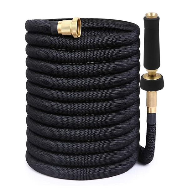 

expandable garden hose with water gun adjustable nozzle flexible pipe magic high pressure sprinkler for car wash watering equipments
