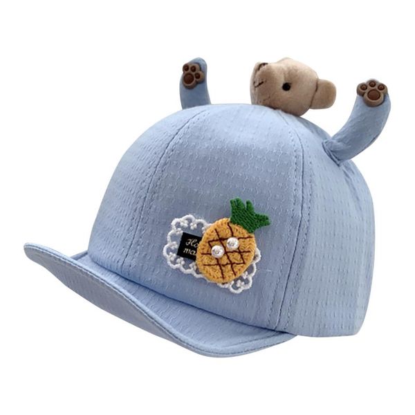 

wide brim hats toddler baby kids boys girls printing pattern bucket hat sun cap fashion cute cartoon print summer casual, Blue;gray