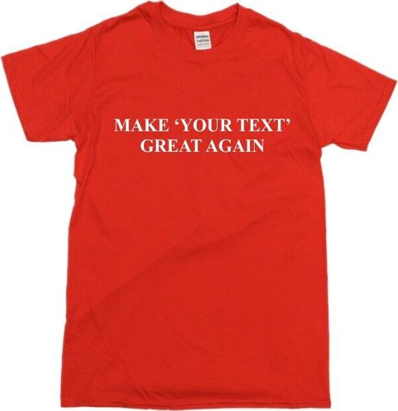 

personalised printed t-shirt - 'make america again great ', trump, s-xxl, White;black