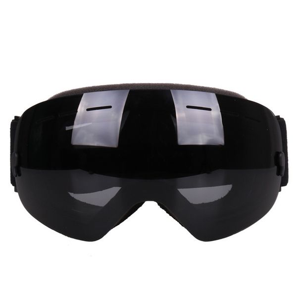 

new ski glasses spherical double-layer anti fog goggles anti snow goggles mountaineering goggles can be used to prevent myopia and, White;black