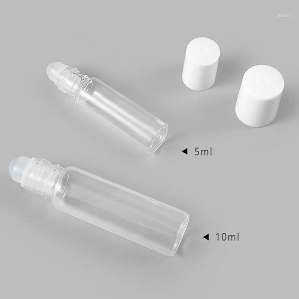 

storage bottles & jars 5ml/10ml empty perfume roll roller ball bottle on plastic stainless steel liquids oil container refillable