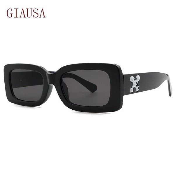 

sunglasses giausa fashion sunglasses, men's and women's hip hop yellow glasses, White;black