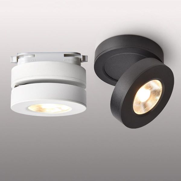 

downlights thrisdar ultra-thin led track light 3w 5w 7w surface mounted cob downlight adjustable rail spotlight ceiling