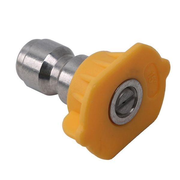

water gun & snow foam lance 5pcs / set 1/4 "quick connector car washing nozzles metal jet nozzle high pressure cleaner spray multicolou