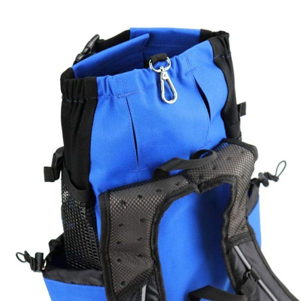 

backpack adjustable hands-front facing dog carrier
