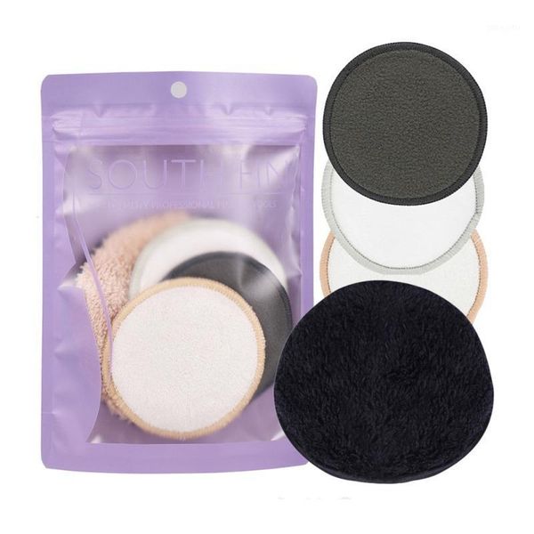 

4pcs/set makeup remover puff face wash set cleansing towel reusable cotton1