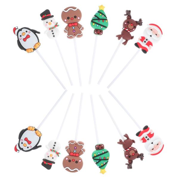 

other festive & party supplies 12pcs christmas cake ers adorable ornaments