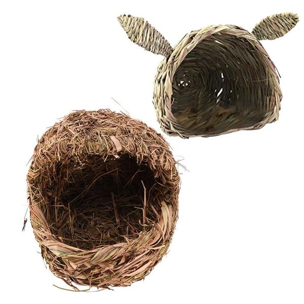 

cat beds & furniture natural grass straw hamster totoro guinea pig