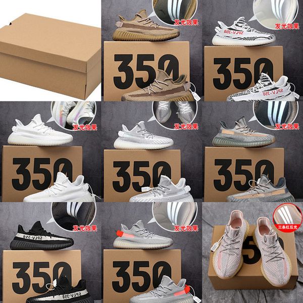 

black cooper 2021 new fashion boost shoes 350 v2 student sneakers women men 35-45 runningytmy