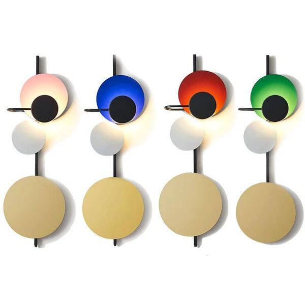 

wall lamps bedroom bedside led planet light nordic simple creative bracket cafe milk tea shop chic warm colorful