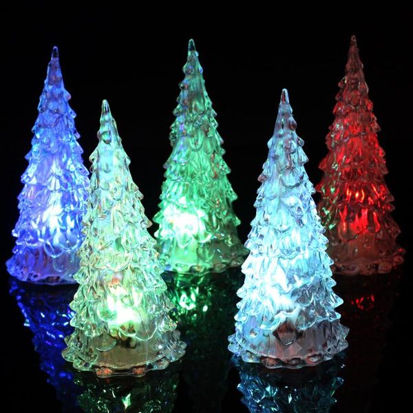 

christmas decorations tree color led enamel night light string lights home decor fairy garland dro