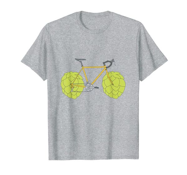 

hop bike t-shirt - beer bicycle tee shirt for a cyclist, White;black