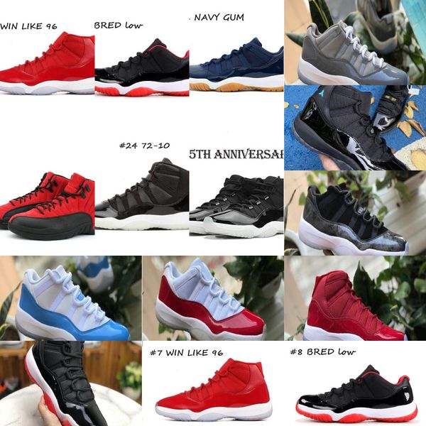 

2021 11 bred 11s mens basketball shoes sneakers 11 45 platinum tint gamma blue black white xi discount shoes 40