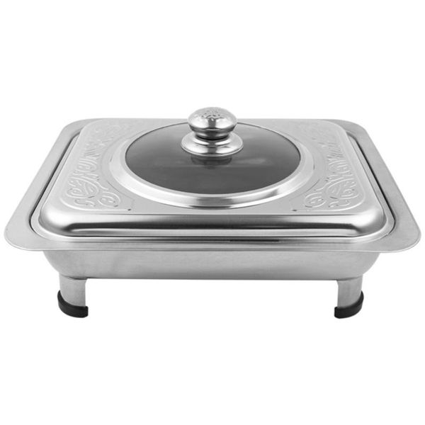 

dishes & plates 1pc stainless steel tray holder kitchen tary plate