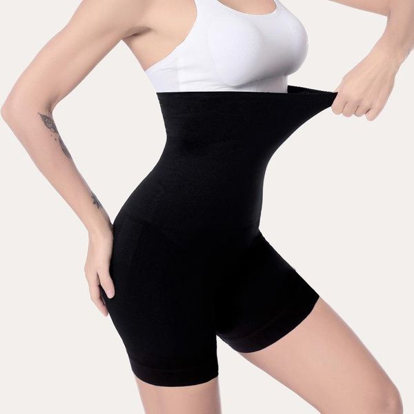 Shapers feminino de tamanho grande calça de moda alta calcinha da barriga de cintura