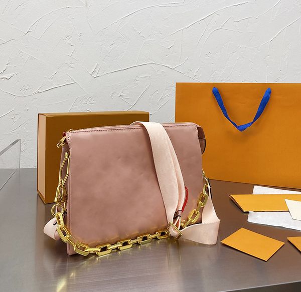 

handbag wallets designer handbags shoulder bags totes genuine leather high-quality gold chain different colors fashion brand with original b