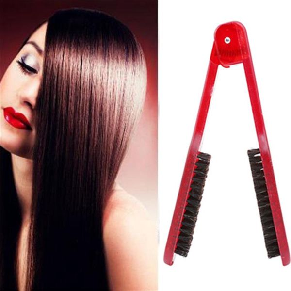 

hair brush straightener comb styling anti-static straight detangling massage combs for salon women girls brushes, Silver