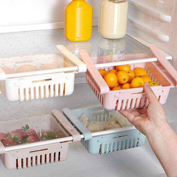 

hooks & rails storage baskets pull-out refrigerator holder organizer drawer shelf novelty racks kitchen tools