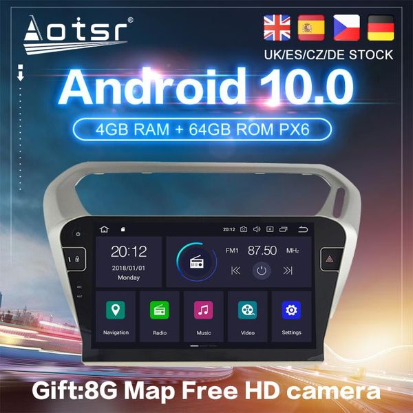

android 10 for 301 c-elysee car dvd px6 gps navigation carplay auto radio stereo video multimedia player no 2din