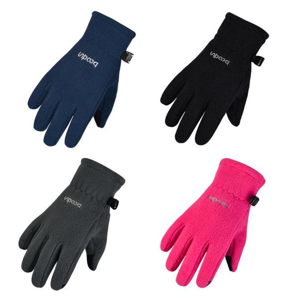 

ski gloves children cycling bike full fingers winter warm touch screen