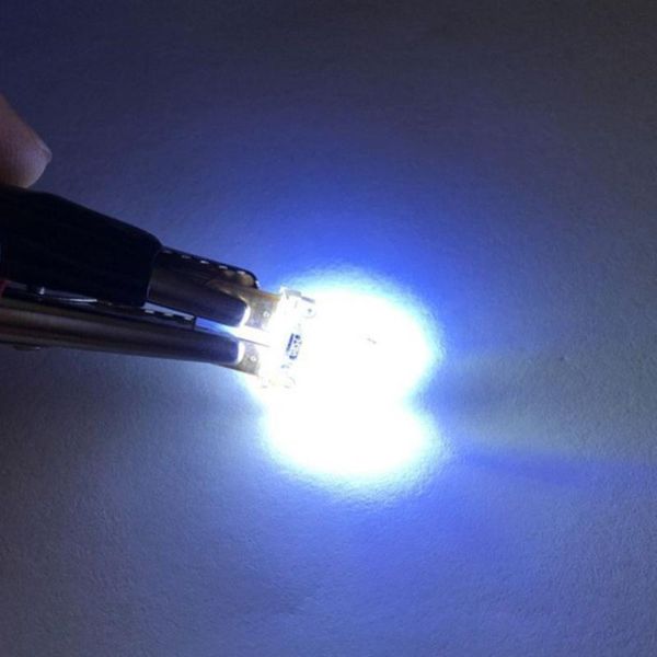 

emergency lights 12v dc t10 light bulbs 194 168 w5w 2 pcs 6000k cob interior license plate
