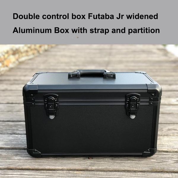 

tool organizers model remote control aluminum box aircraft equipment double futaba jr widening case