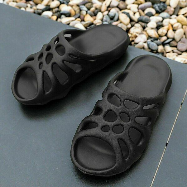 

2022 new casual men women shoes foam runner anti slippery sandals, Black