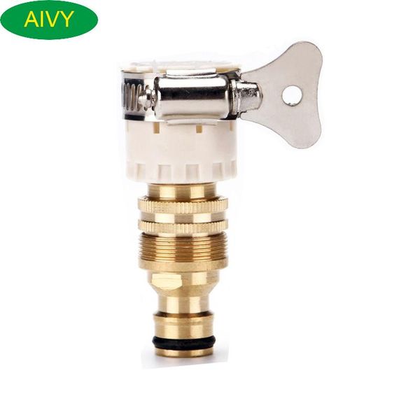 

15mm-23mm universal kitchen hose adapter metal faucet connector mixer tube joint fitting garden watering tools equipments