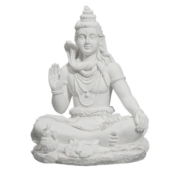 VILEAD 20 cm Shiva-Statue Hindu Ganesha Vishnu Buddha Figur Heimdekoration Raum Büro Dekoration Indien Religion Feng Shui Kunsthandwerk 211105