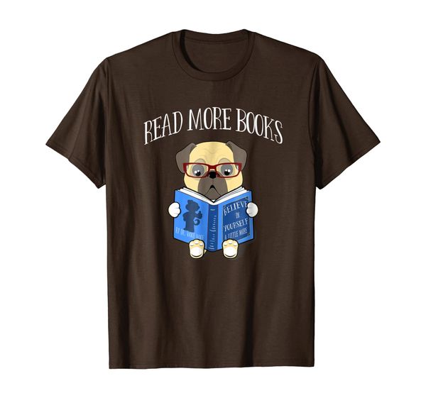 

read more books shirt dog reading t shirt book lover gifts, White;black