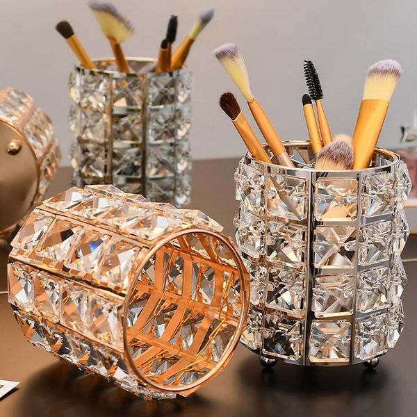 

bathroom storage & organization cylinder hollow makeup brush box empty rack tube tool beauty