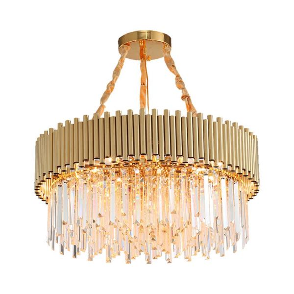 

chandeliers modern crystal chandelier for living room home decor gold cristal lamps dining chain light fixture led indoor lighting