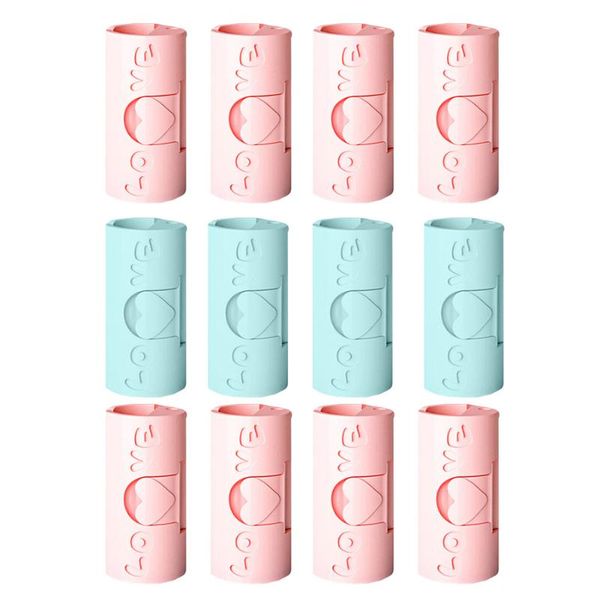 

clothing & wardrobe storage 12pcs bedsheet fixing clips bag sealing clamps (random color)