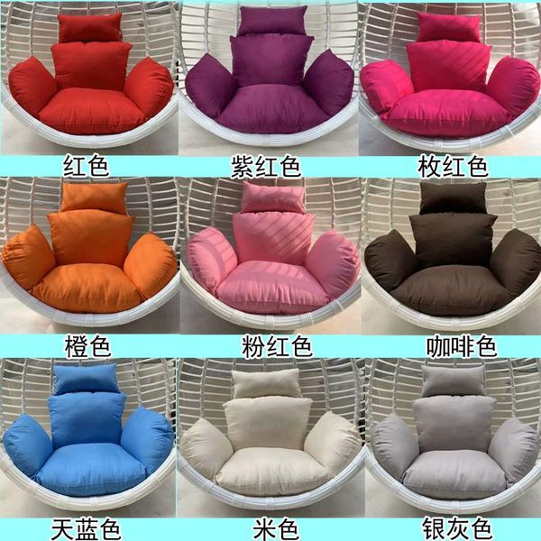

cushion/decorative pillow hanging chair bird nest cushion single solid sofa soft washable removable thickened round for garden ff70s
