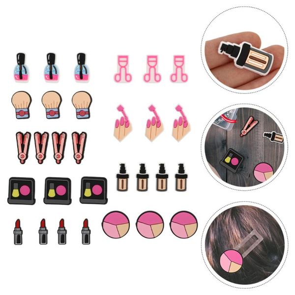 

first walkers 40pcs beautiful shoe charms makeup for diy craft (random style)