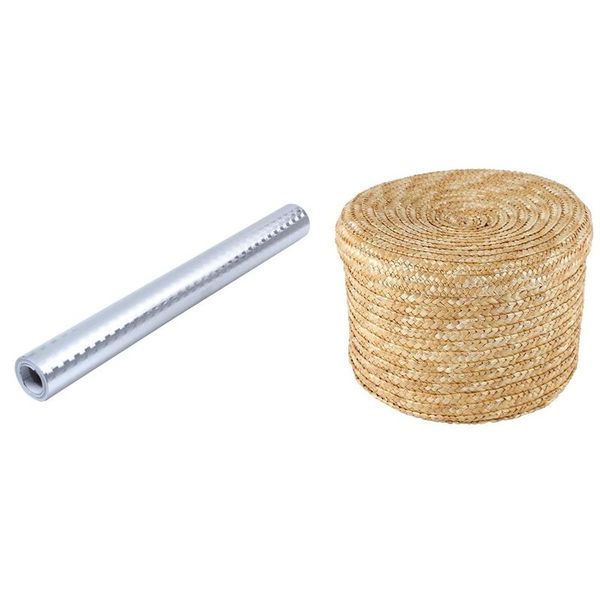 

storage baskets kitchen oil proof waterproof sticker with wheat straw woven basket