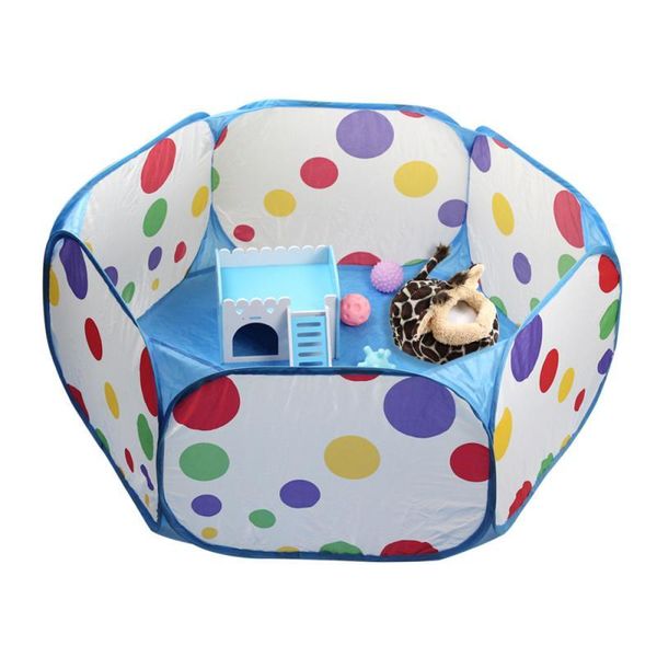 Recinzione per criceti Box per animali domestici Gabbia portatile per interni ed esterni per piccoli animali Gioco Parco giochi Cincillà Porcellini d'India Forniture Casa