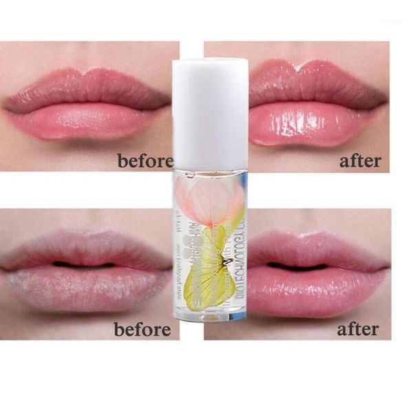 

crystal lipstick lips nutritious shiny oil clear flowers roller moisturizing lip dried long gloss ball lasting g8u41