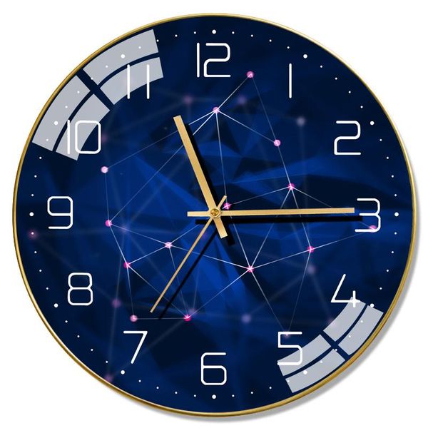 

wall clocks modern mute marble clock sitting room table home fashion light simple atmospheric luxury bracket