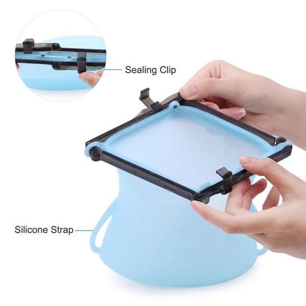 

reusable storage bags leakproof er bag sandwich for home organization travel e7
