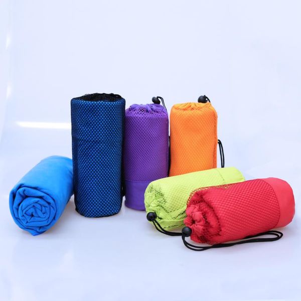 

towel drop gym 70x130cm larger size sports with bag microfiber swimming travel toalha de esportes