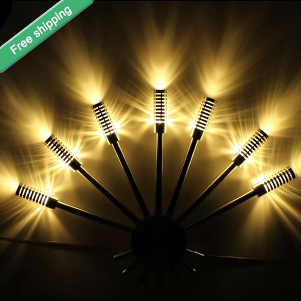 

led modern wall light fitting aluminum for aisle bedroom corridor porch background 110-220v lamp