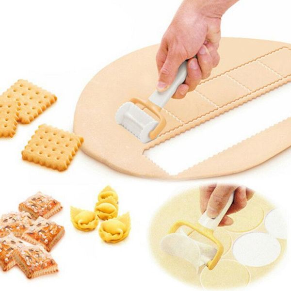 

piece/set fondant dough roller cutter cookie round square biscuit mold cake decorating tools kitchen gadgets baking & pastry