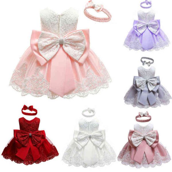 Citgeett Summer Fashion Newborn Baby Girl Wedding Party Pageant Formal Princess Bowknot Sundress Tutu Dress Clothes G1129