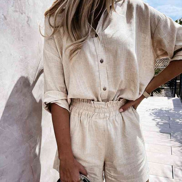 

elastic waist sport shorts women pockets cotton and linen comfort leisure shorts summer colorful women clothing fashion, White;black