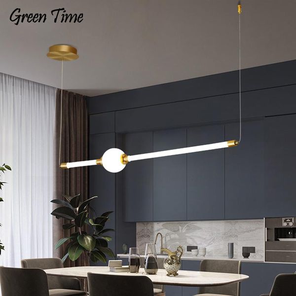 

pendant lamps 102cm modern led hanging light for living room dining bedroom parlor lamp indoor acrylic fixtures