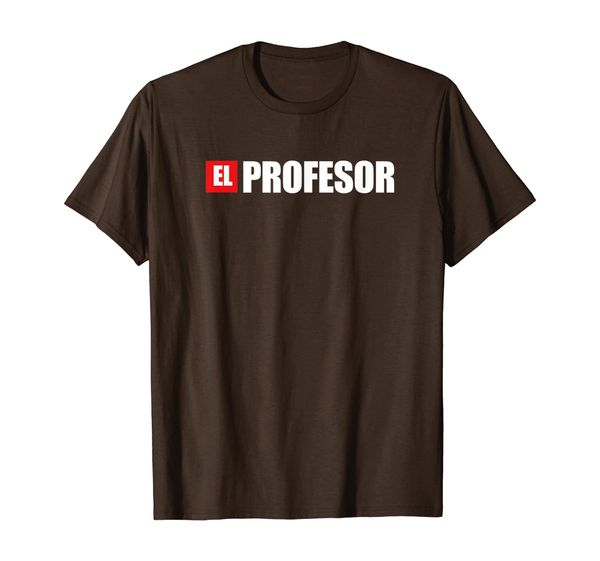 

el profesor spanish teacher gift for teacher men women gift t-shirt, White;black